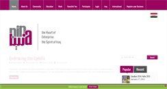 Desktop Screenshot of nina-iraq.com